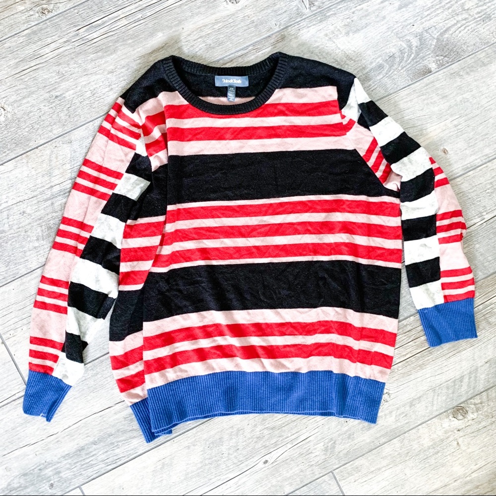 NEW MODCLOTH Striped Sweater
